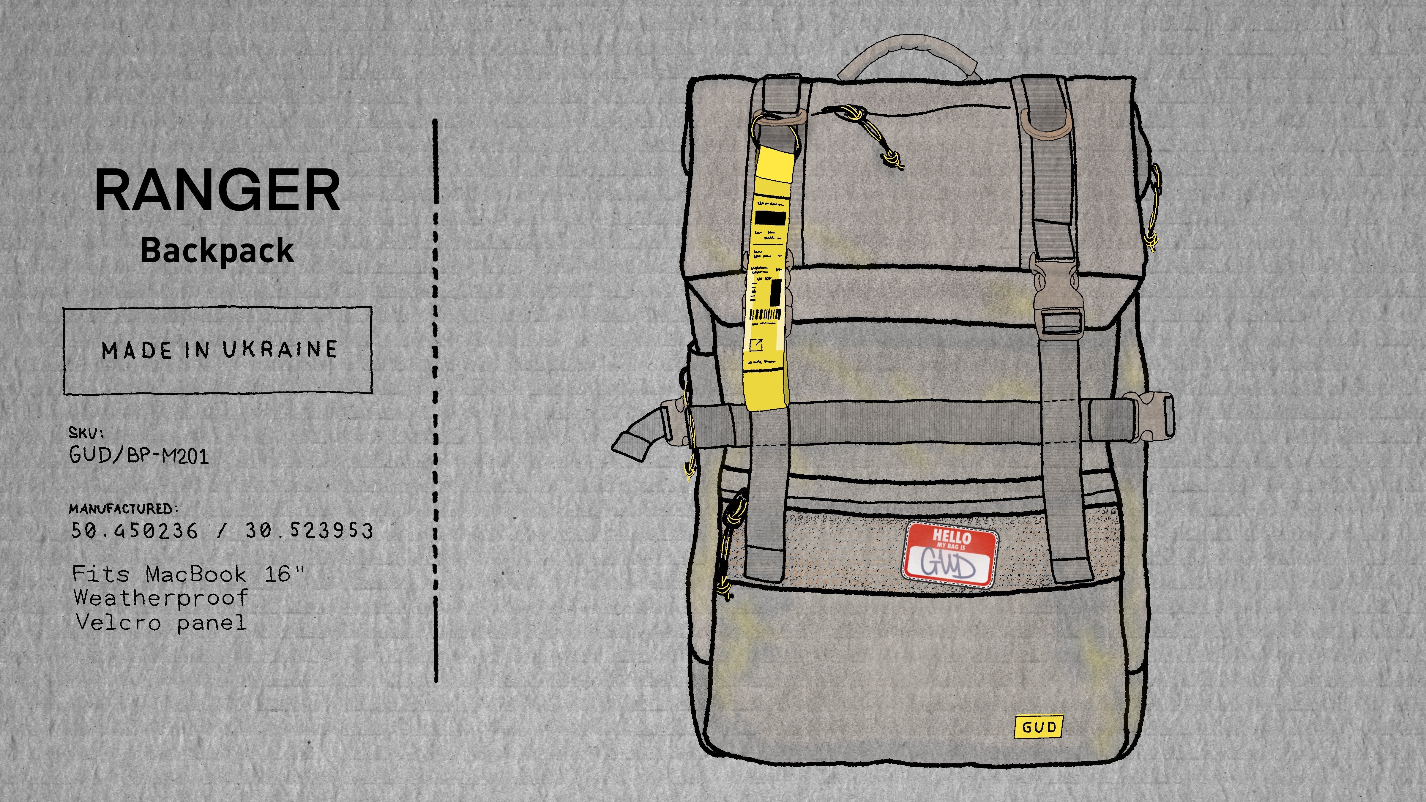 RANGER: a reliable backpack to keep your gear safe